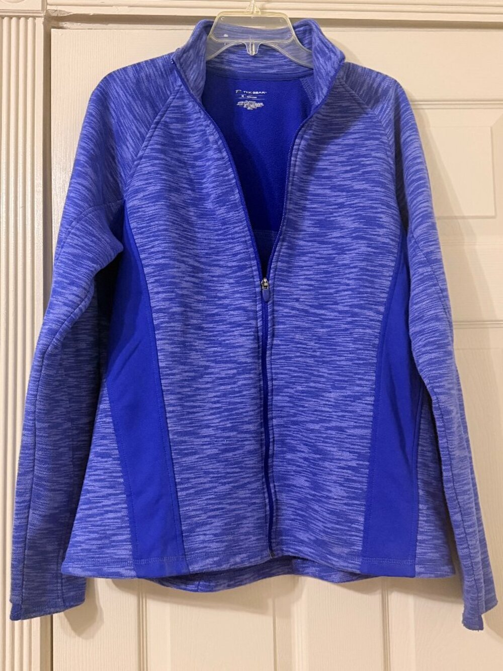 Tek Gear Women's Full Zip Jacket Purple Activewear Athletic Track Gym